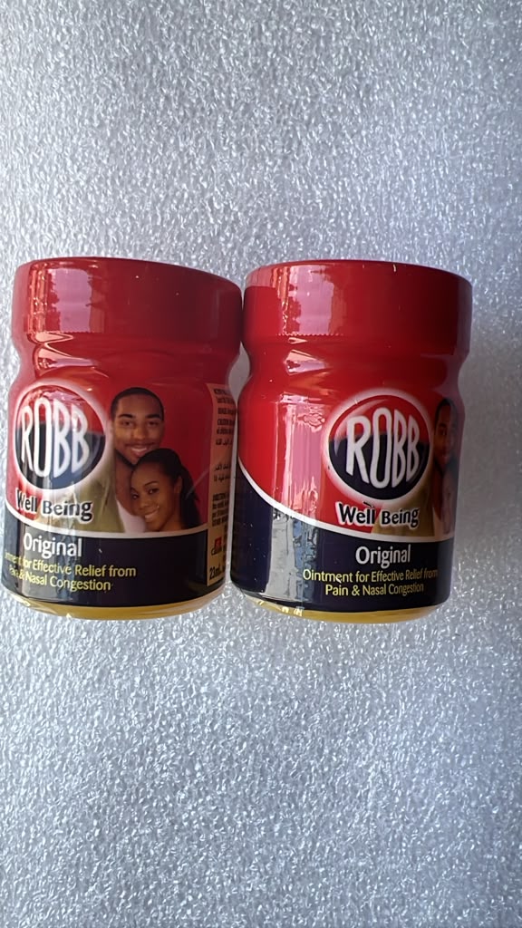 Robb Well Being Original Ointment 25ml (Pack of 2) - Effective Nasal Decongestant & Relief