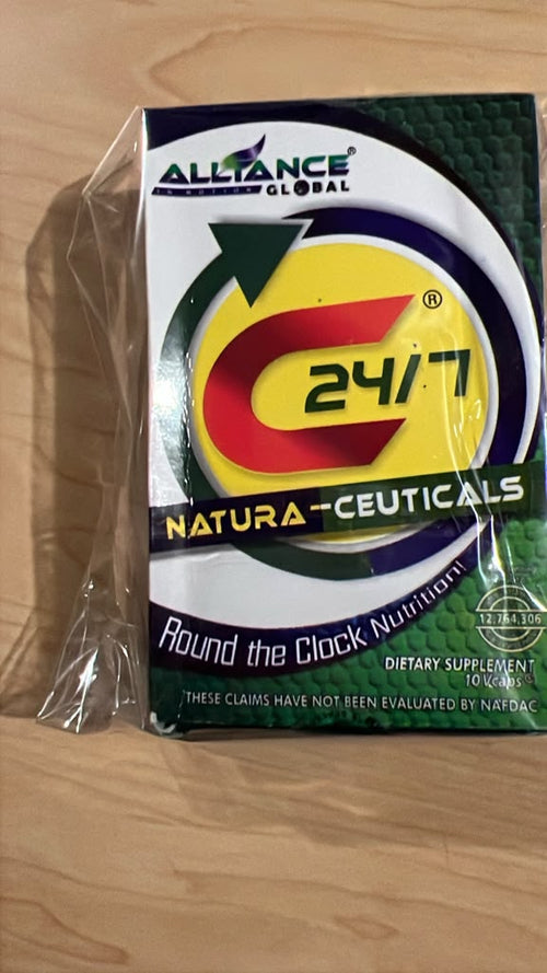 Alliance Global C 24/7 Natura-Ceuticals Dietary Supplement 10 Vcaps