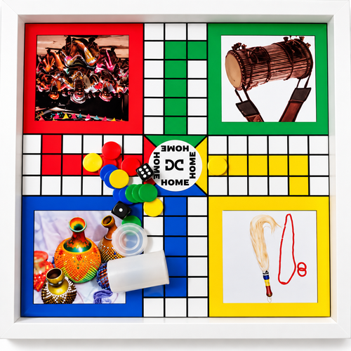 African Ludo Board Game