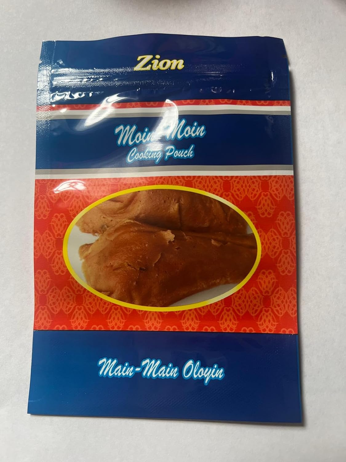 Zion Moin Moin Cooking Pouch packaging