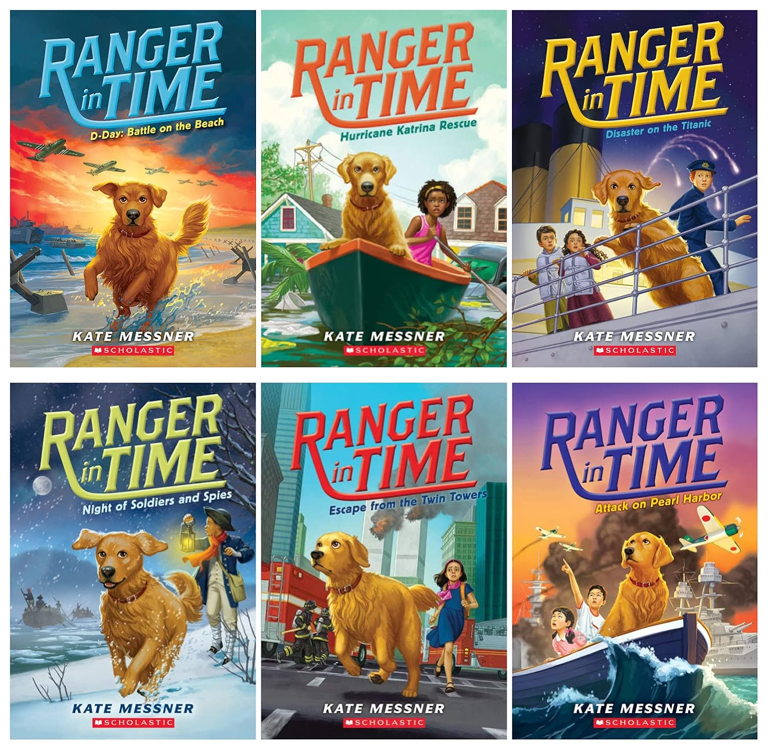 Ranger in Time Books Set II - Books 7 to 12 by Kate Messner, Scholastic
