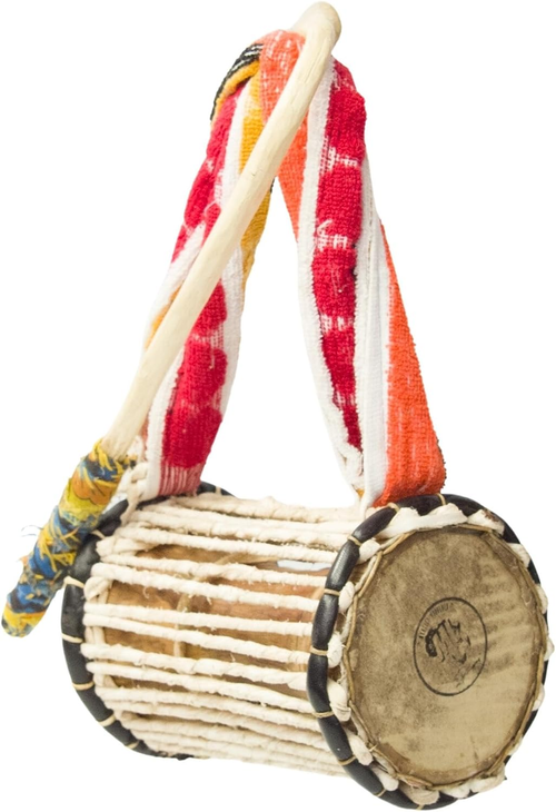 Authentic Nigerian Traditional Talking Drum Omele GanGan Single with Wooden Beater