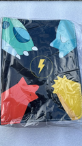 Lightning bolts Poké Ball 4-ring binder red with gold lightning bolts