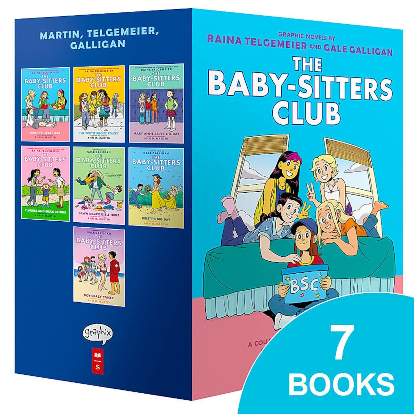 The Baby-Sitters Club 7-Book Graphic Novel Box Set
