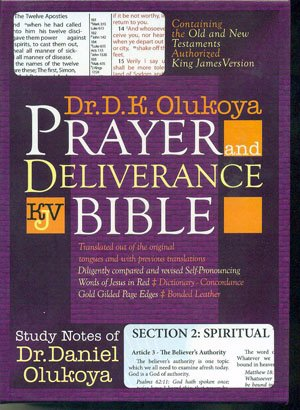 Dr. D.K. Olukoya Prayer and Deliverance Bible Compact Edition KJV