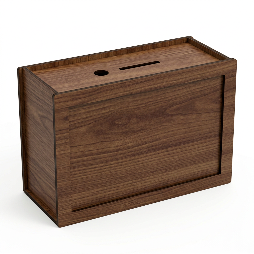 Wooden Savings Challenge Money Box
