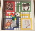 African Ludo Board Game with cultural artwork