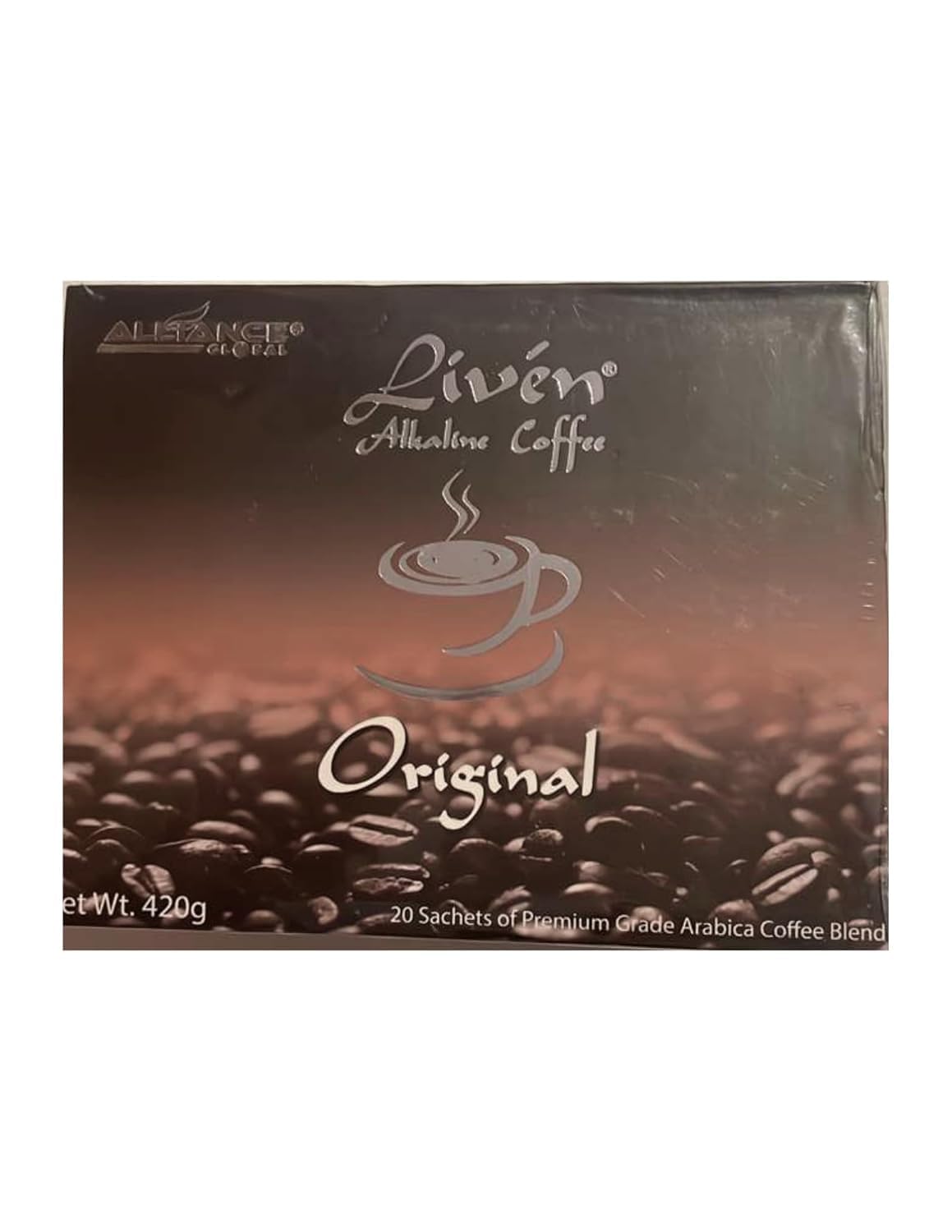 Liven Alkaline Coffee – Original Flavor (20 Sachets)